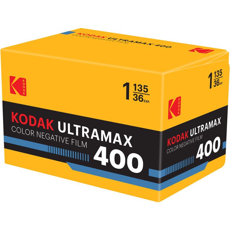 ฟิล์มสี Kodak Ultramax 400 35mm 135-36 Color Film ฟิล์มถ่ายรูป ฟิล์ม 135 bkkfilm