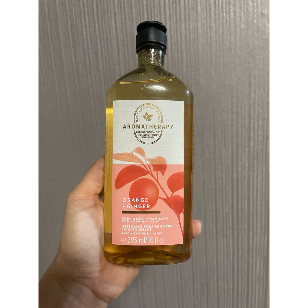 Bath & Body Works Aromatherapy Orange ginger Energy Body รูปที่ 2
