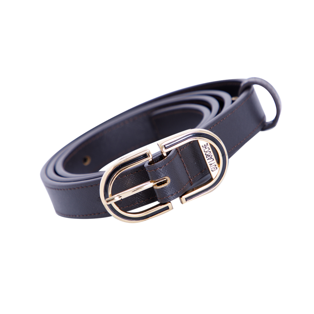 Guy Laroche เข็มขัดหนังผู้หญิง - สีน้ำตาล รุ่น AGB0012PS6BR38