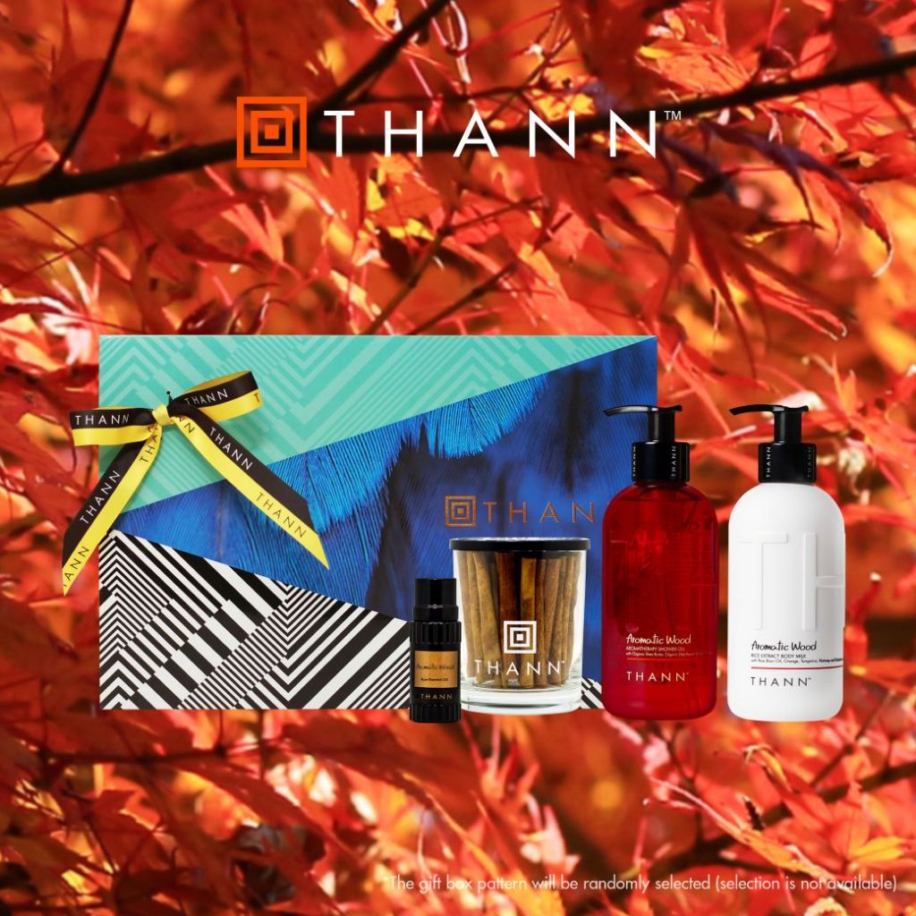 THANN AROMATIC WOOD AROMATHERAPY AND BODY CARE GIFT SET L11