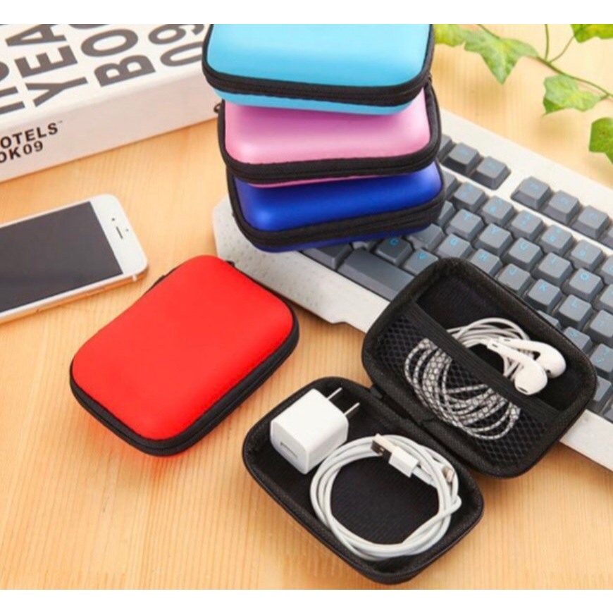 *สินค้ามีตำหนิ เล็กน้อย ไม่มีผลต่อการใช้งาน กล่องเก็บหูฟัง กล่องเก็บสายชาร์จ กล่องใส่ของ USB สีสวย คุณภาพดี - รูปที่ 3