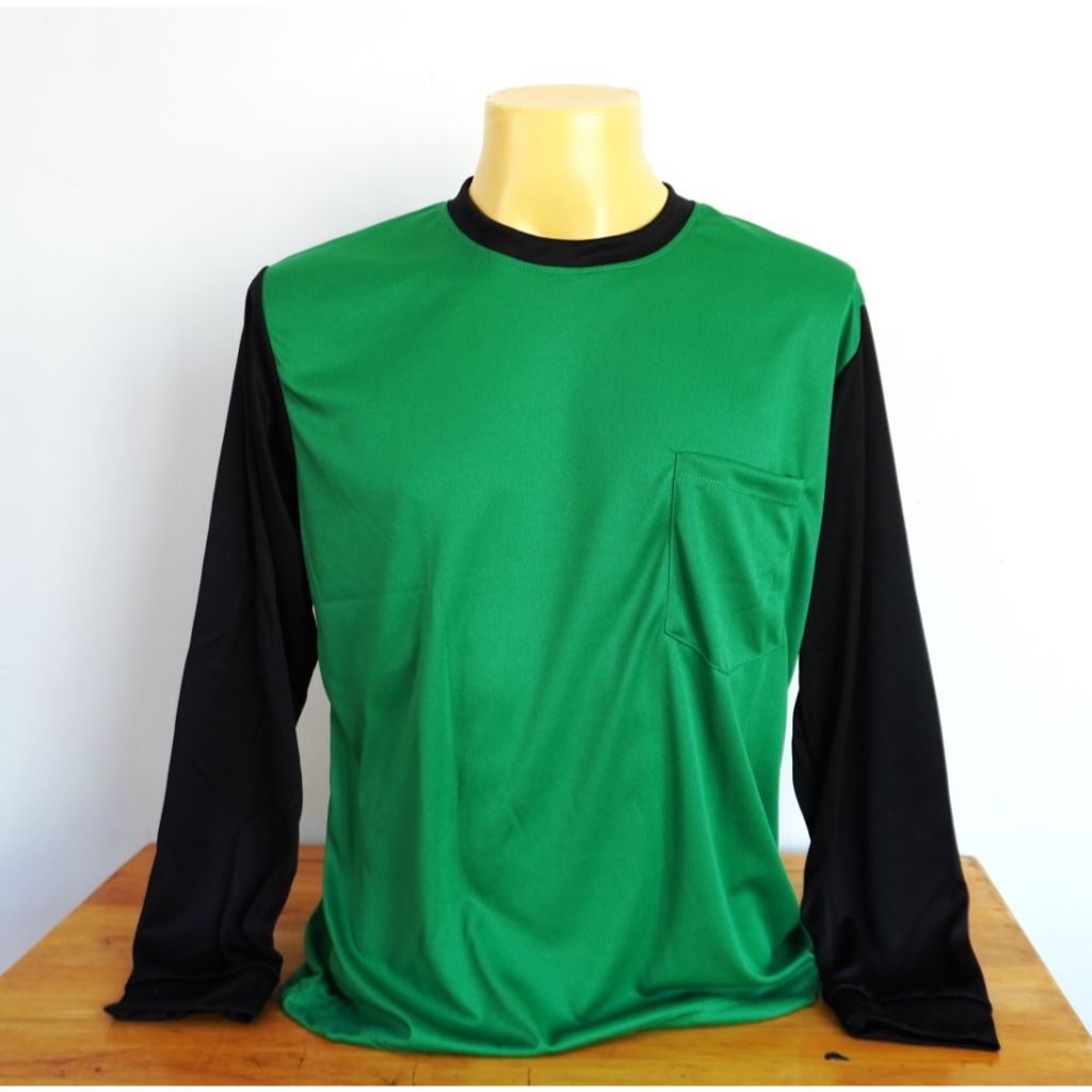 เสื้อคนงานคอกลมแขนดำ ผ้าไมโครโพลีเอสเตอร์ รอบอก 42-46 นิ้ว เสื้อเกษตร เสื้อแรงงาน ราคาส่ง ซื้อเยอะยิ่งถูก รูปที่ 8