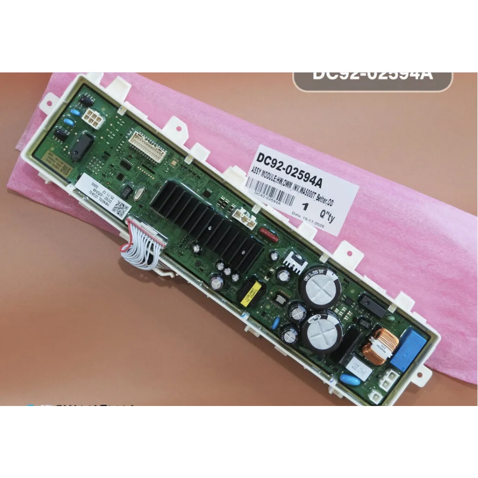 แผงบอร์ดตู้เย็น SAMSUNG แผงบอร์ด + ดิสเพลย์เครื่องซักผ้าซัมซุง อะไหล่ของแท้ DC92-02594A ASSY MODULE