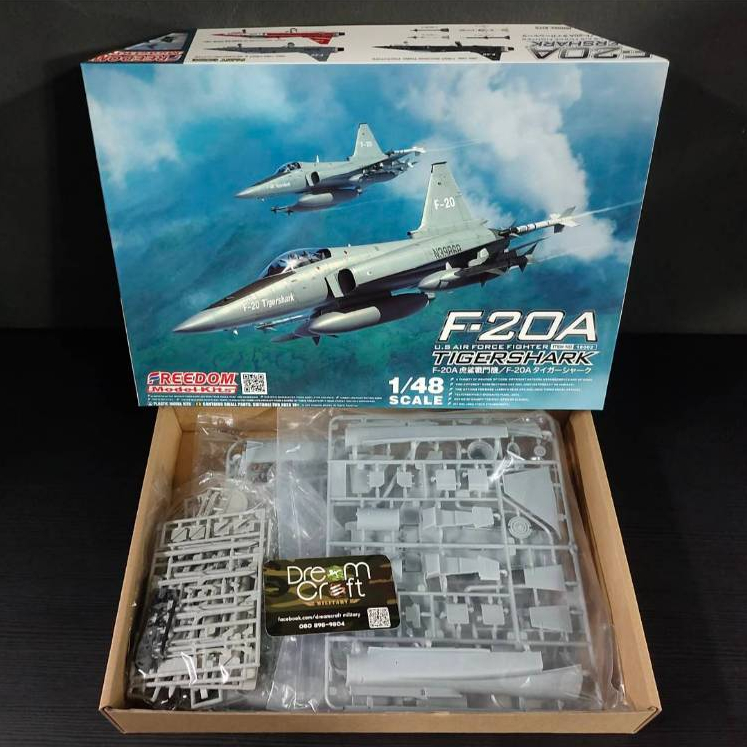 FREEDOM 18002 1/48 F-20A Tiger Shark (โมเดลเครื่องบิน Model DreamCraft)