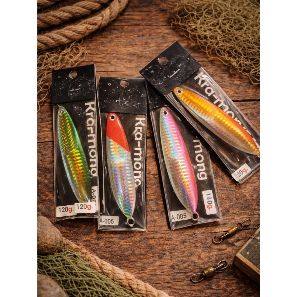 A-005 เหยื่อจิ๊กโฮโลแกรม Hologram Jig 120g-180g งานทะเล