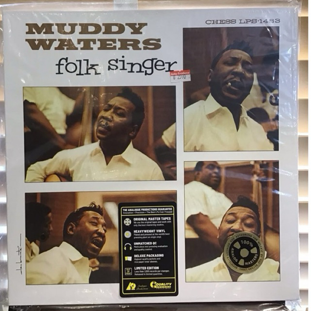 แผ่นเสียง Muddy Waters-folk singer