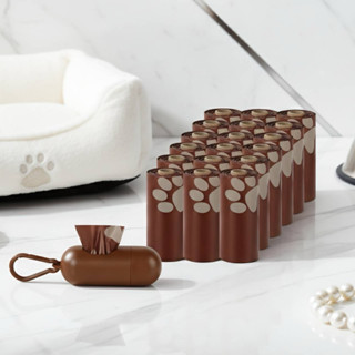 พร้อมส่ง ถุงเก็บอึสุนัขแมว แบบหนากลิ่นช็อคโกแลต