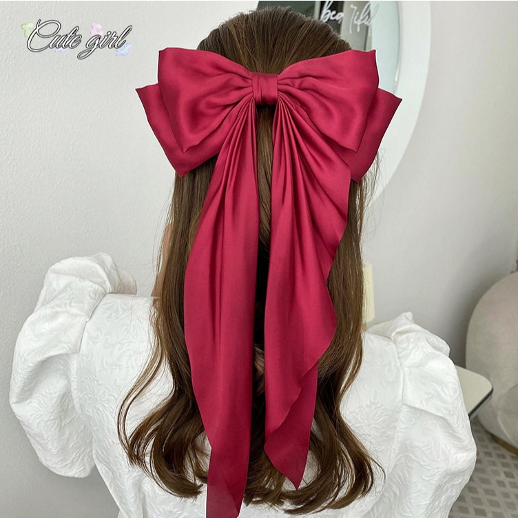 hair clip กิ๊บติดผม new year หญิง bow น่ารัก หวาน Fashion Accessories ins สไตล์เกาหลี ส่งเร็ว COD