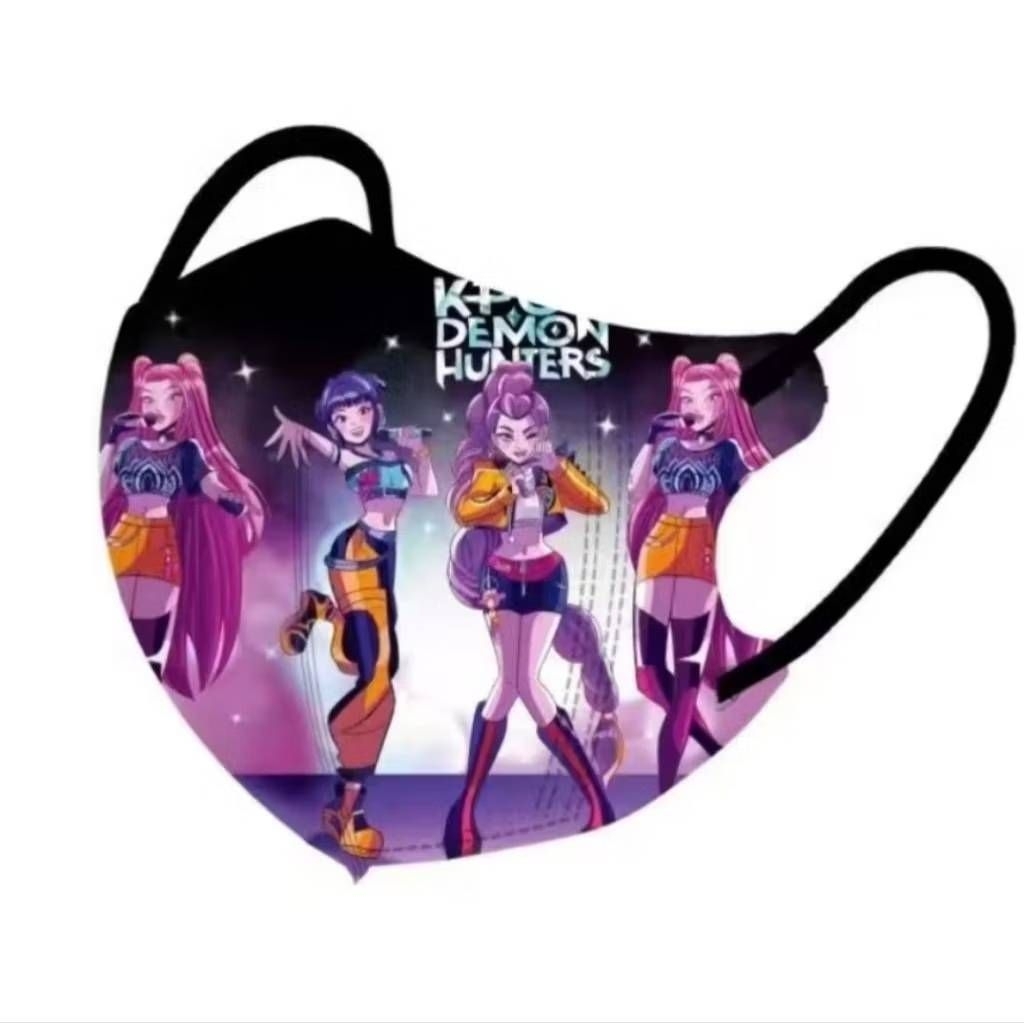 หน้ากากอนามัย K​ Pop Demon สำหรับเด็ก 3-12 ปี ลายการ์ตูนยอดฮิต แพ็คแยกชิ้นละ 1 ชิ้น 1ห่อมี 10ชิ้น ราคาห่อละ 39 บาท