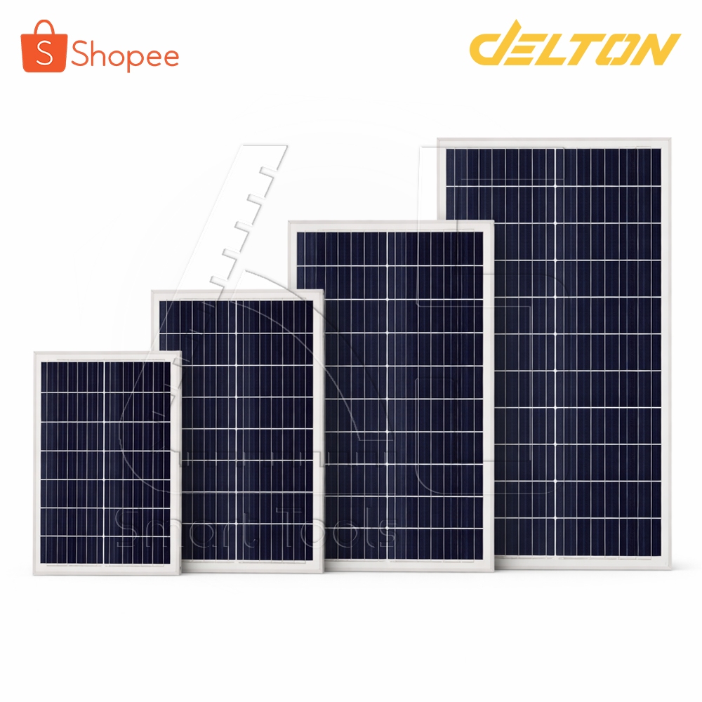 [ลดพิเศษ] BLUETECH แผงโซล่าเซลล์ 6V สายยาว พร้อมขาตั้ง PolyCrystalline สำหรับ ไฟโซล่าเซลล์ Solar Pan