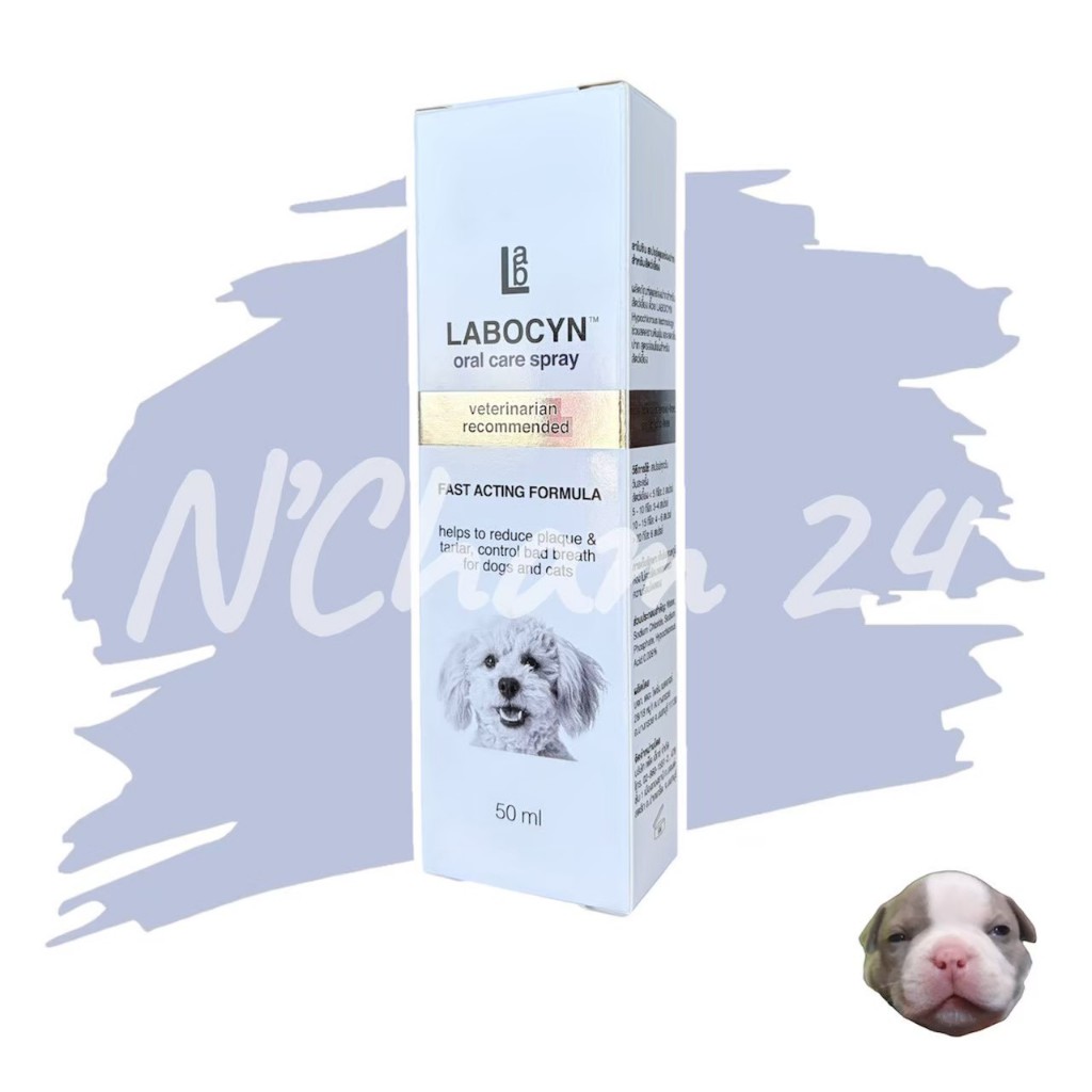 Labocyn oral care spray 50ml ช่วยลดคราบหินปูนและกลิ่นปาก