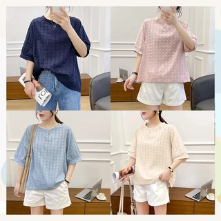 XWbrand เสื้อยืดคอกลมรุ่นใหม่ปี 2026 จัดส่งจากประเทศไทย ดีไซน์คอเสื้อน่ารักหวานๆ มีให้เลือก 4 สี ห้ามพลาด