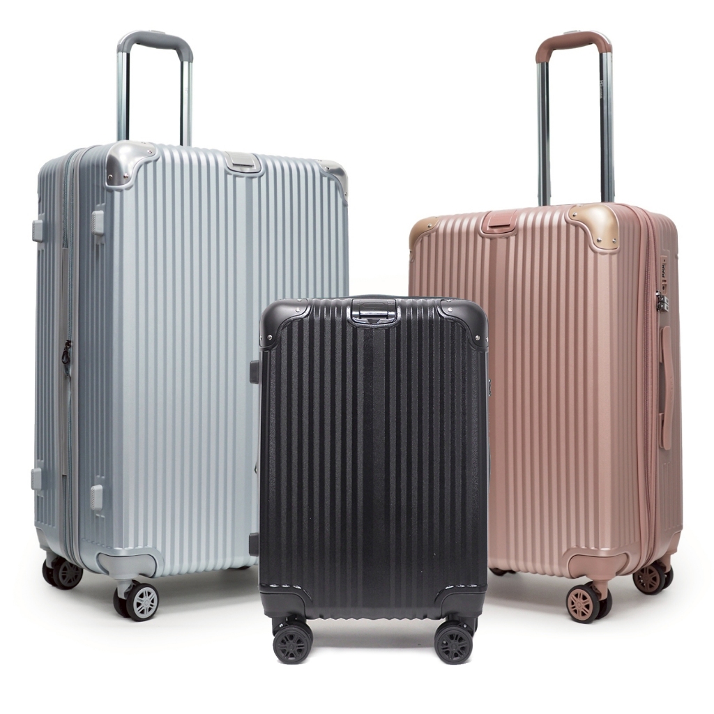 HQ LUGGAGE กระเป๋าเดินทาง PC 100% ระบบล็อค TSA 4 ล้อคู่ 360 ํ รุ่น 8845