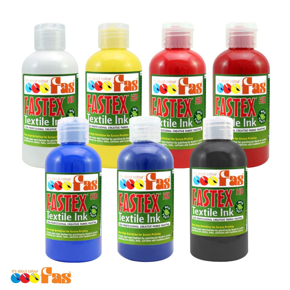 FAS Fastex Textile Ink 250 ml (หมึกพิมพ์ผ้า สีเพ้นท์ผ้า)