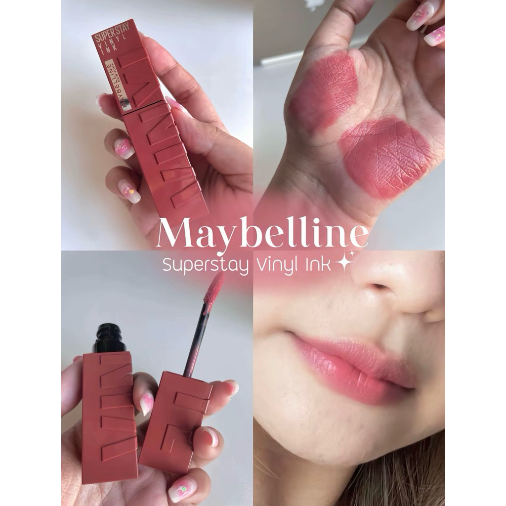 Maybelline Vinyl ink ลิปไม่ติดแมสสีละมุน 115