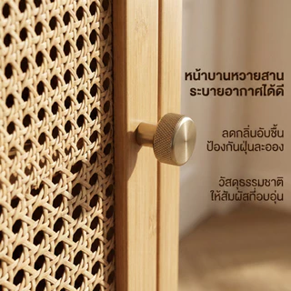 ตู้เก็บรองเท้าไม้ ตู้เก็บรองเท้าทางเข้า ชั้นวางรองเท้า ขนาดเล็ก ดีไซน์เรียบง่าย ทนความชื้นและป้องกันมอด