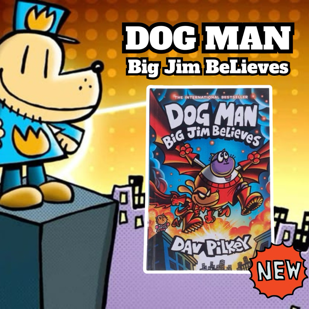 ใหม่!! หนังสือการ์ตูน Dog man 14 , cat kid แยกเล่ม comic book ภาษาอังกฤษ สนุก ต้องอ่าน dav pilkey