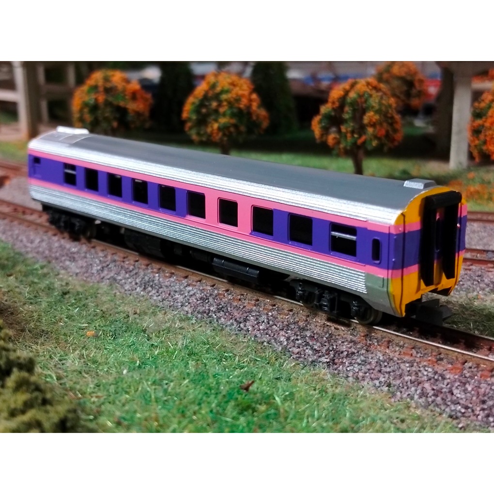 โมเดลรถไฟไทย N scale โมเดลตู้โดยสาร โมเดล รถไฟไทย ตู้นอน รถนอน แดวู ตู้โดยสารแดวู ตู้โดยสารรถไฟไทย ช