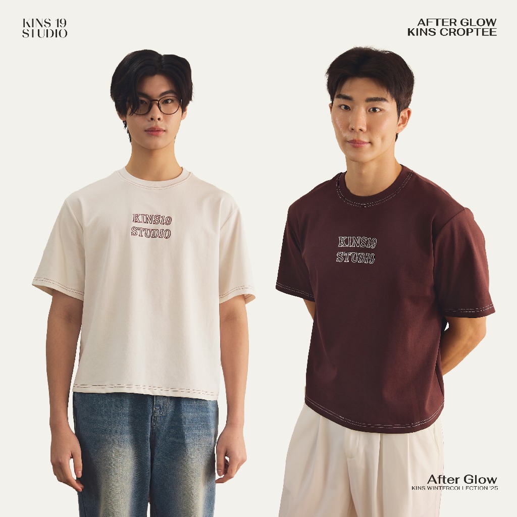 KINS 19 STUDIO | AfterGlow KINS CropTee เสื้อยืดคินส์ [TN20]