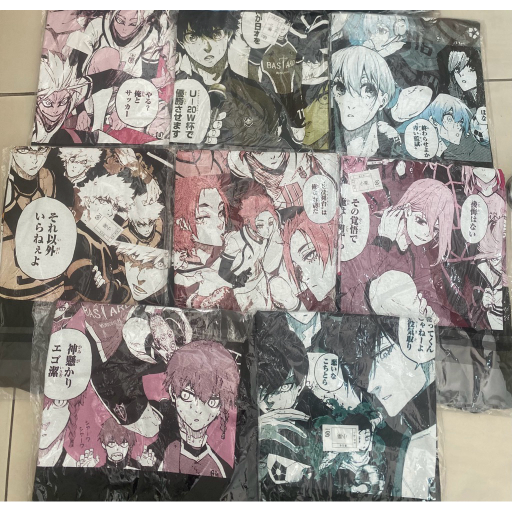 เสื้ออนิเมะ blue lockใหม่