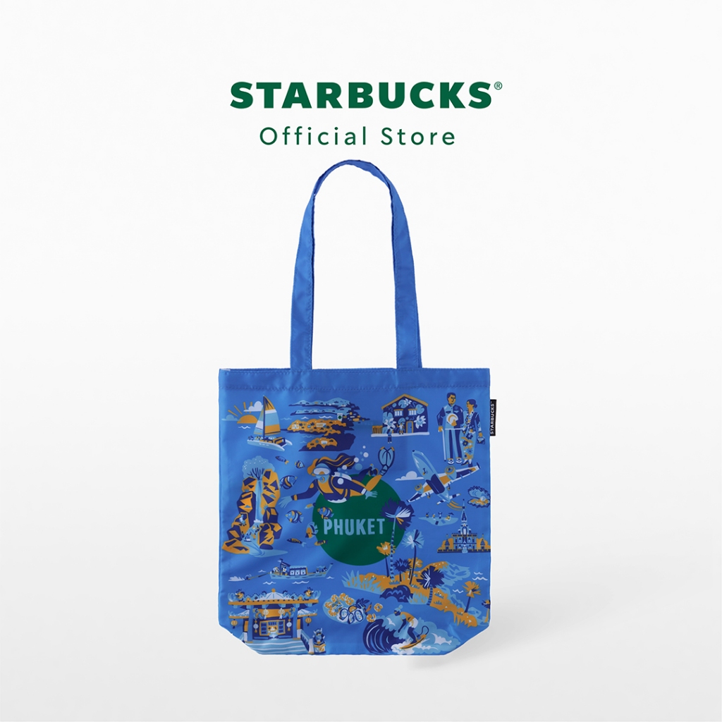 Starbucks Phuket Discovery Tote Bag กระเป๋าสตาร์บัคส์ A11180041