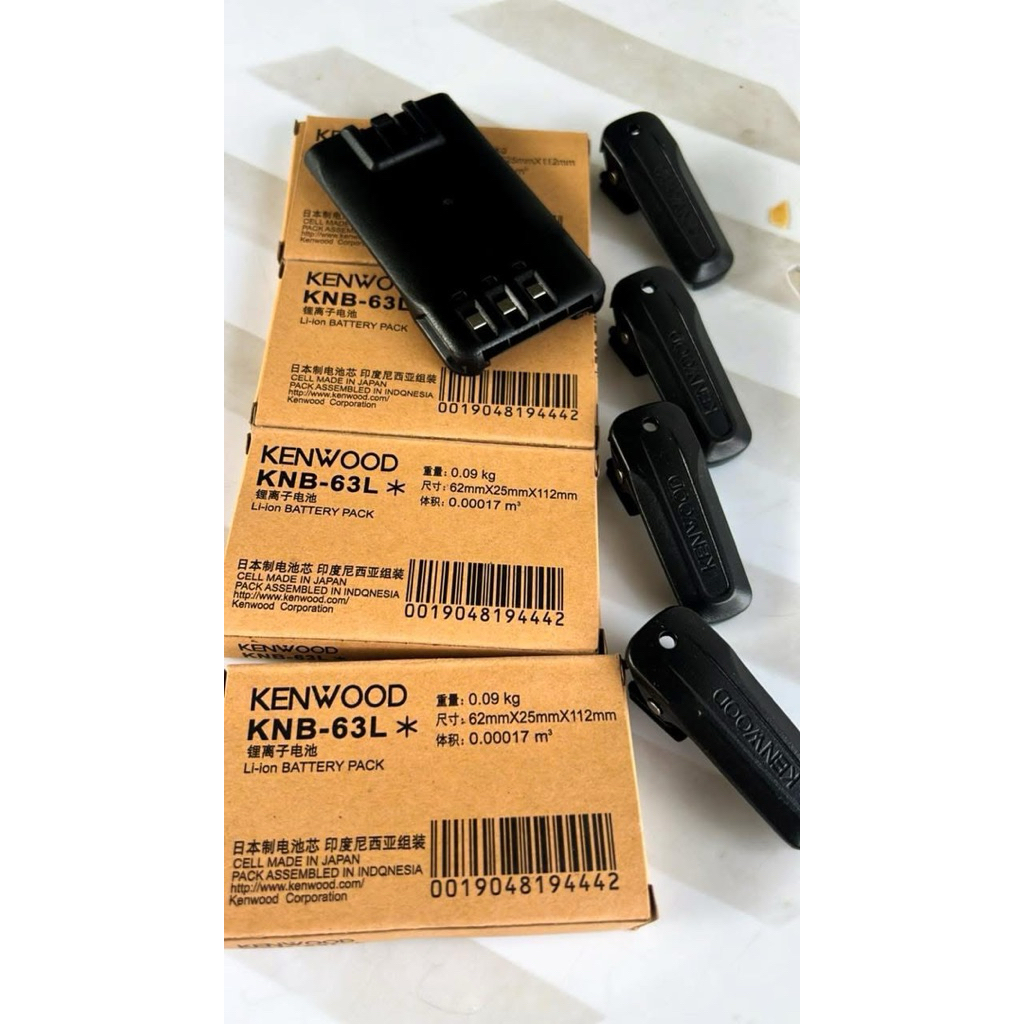 แบตเตอรี่วิทยุสื่อสาร KENWOOD TH-K20R และ TH-K30R สินค้าจริงตามรูปภาพ