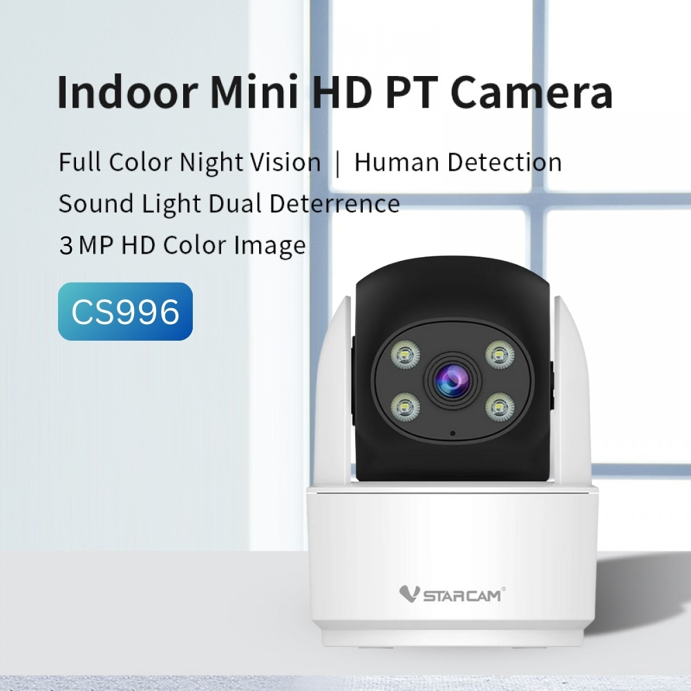 กล้องไร้สาย Indoor Smart Security Camera (3.0MP) VSTARCAM CS996