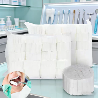 1000 ชิ้น สำลีหยุดเลือดทันตกรรม แบบ High-Purity | สำลีแท่งบริสุทธิ์สูง | ใช้ในคลินิกทันตกรรม-ผ่าตัด-ฟอกสีฟัน