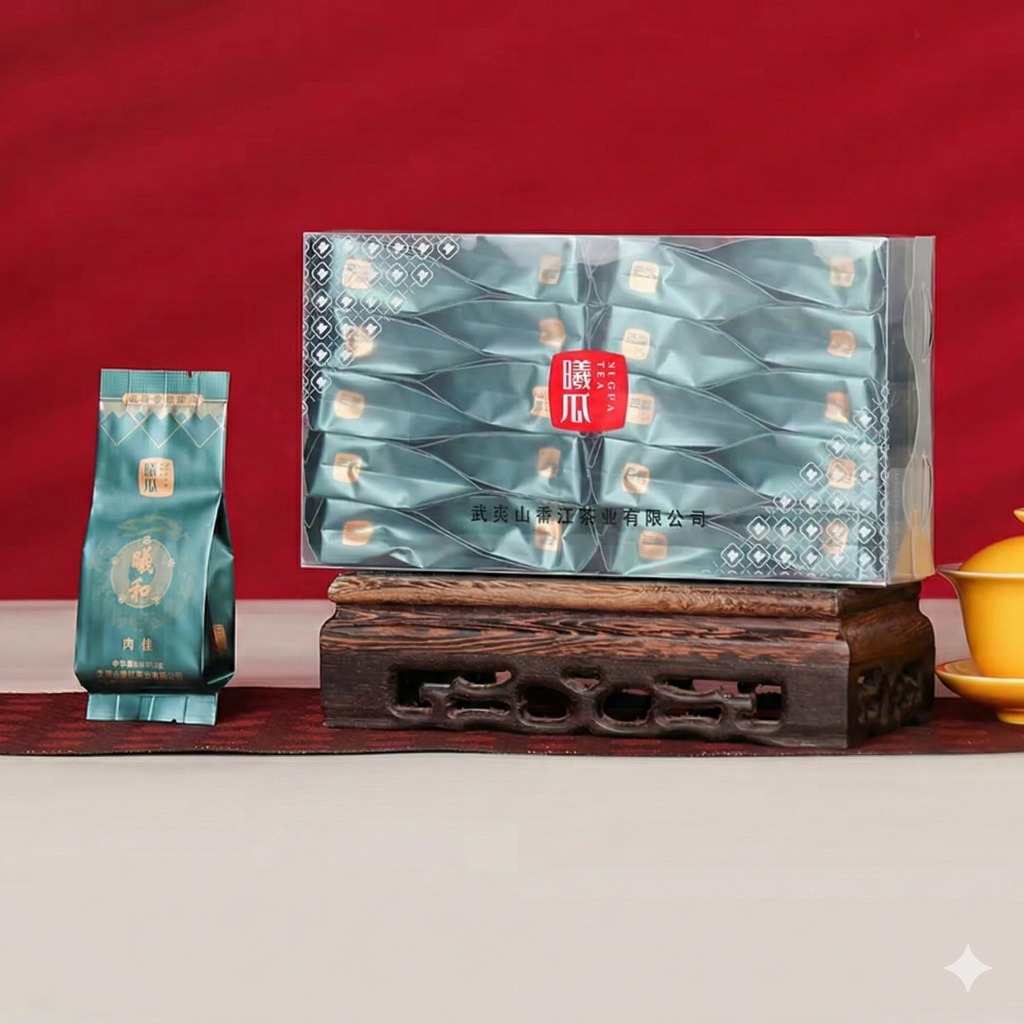 ชาอู่หลง ซีเหอ โร่วกุ้ย ซีกวา XIGUA 曦瓜 | Xi He Rougui 曦和 肉桂 ซองฟ้า 160 กรัม