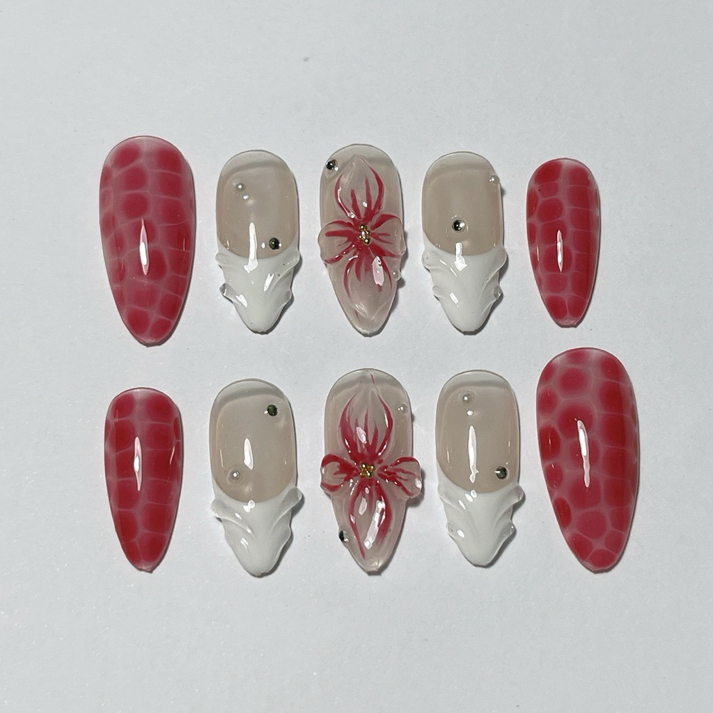 Bloom blossom - press on nails