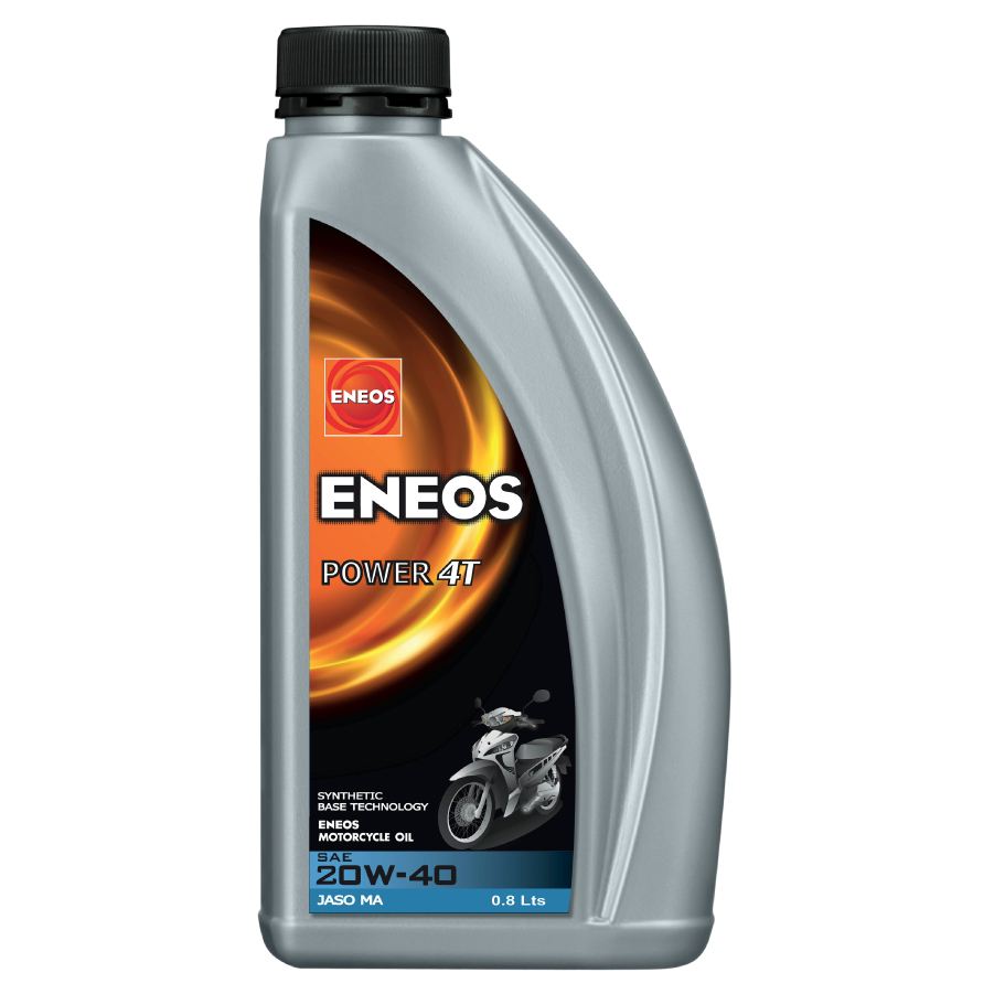 ENEOS POWER 4T ฝาดำ 20W-40 20W-50 เอเนออส พาวเวอร์ 4T 20W40 0.8 ลิตร Jaso MA 20W50 น้ำมันเครื่องรถจั