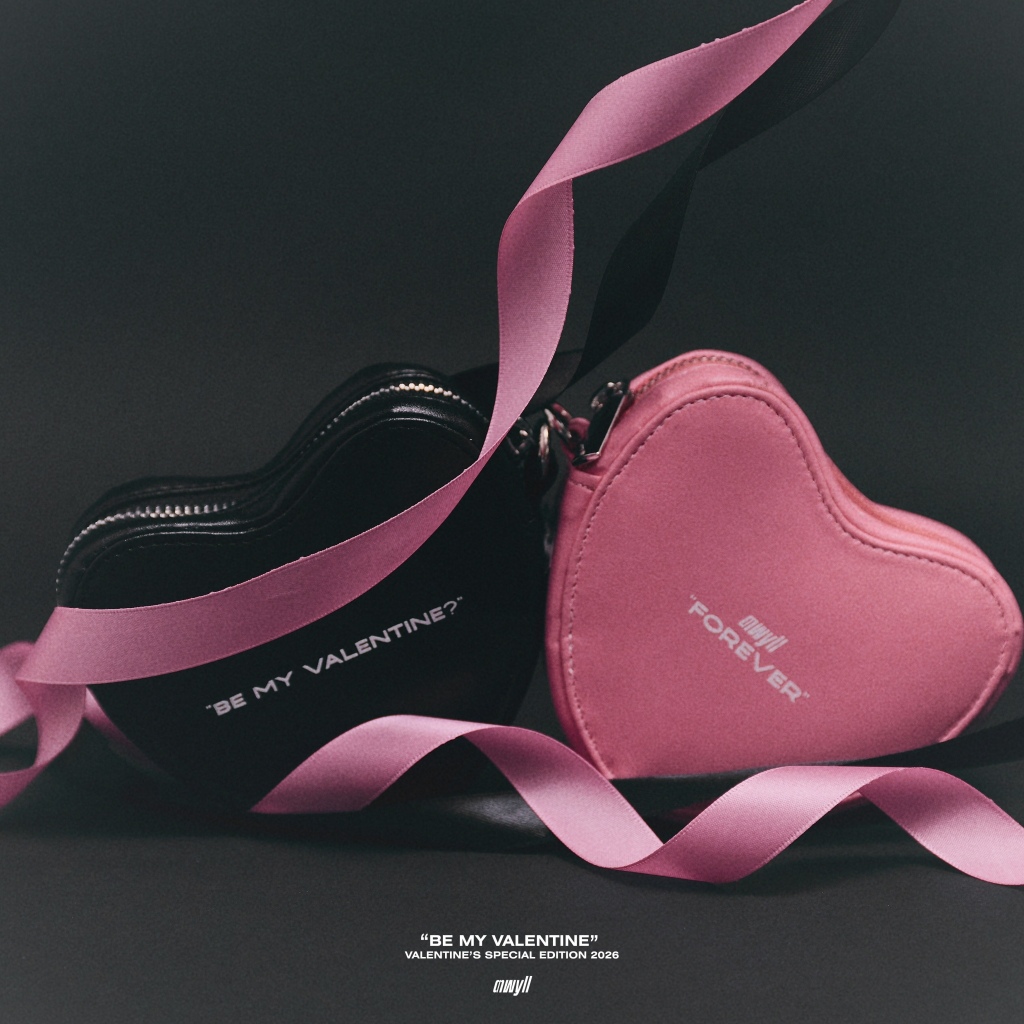 ANWYLL “BE MY VALENTINE” HEART pouch bag