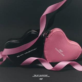 ANWYLL “BE MY VALENTINE” HEART pouch bag