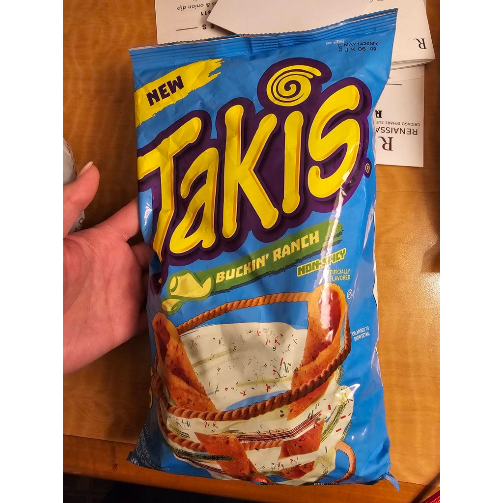 ขนมนำเข้า🇺🇸 TAKISห่อใหญ่สุด 9.9 OZ ห่อสุดท้าย❗️