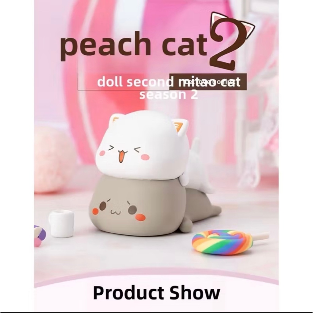 กล่องสุ่ม Peach Cat Series 2 แมวเหมียวสุดน่ารัก