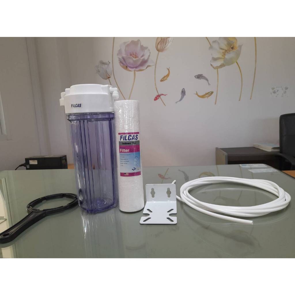 กระบอกกรองน้ำ Housing RO 2 หุน 10 นิ้ว แบบใส