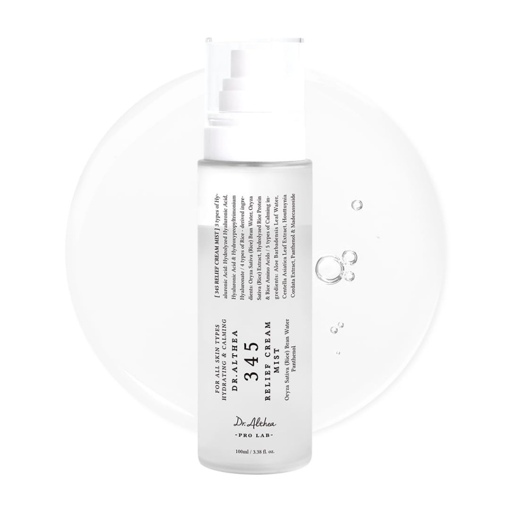 มอยเจอไรเซอร์มิสต์ 345 Relief Cream Mist 100ML บำรุงผิวแห้งกร้านอย่างล้ำลึก