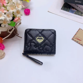 SS90#พร้อมส่ง8สี กระเป๋าสตางค์ผู้หญิง กระเป๋าสตางค์ใบสั้น กระเป๋าสตางค์น่ารัก กระเป๋าสตางค์ พร้อมช่องใส่บัตร สําหรับผู้