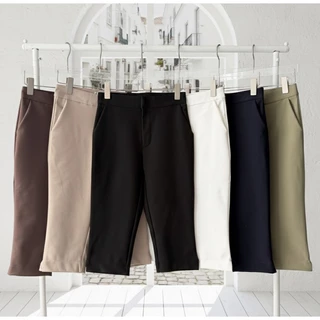 Capri Pants กางเกงคาปลีผ่าข้างปลายขา