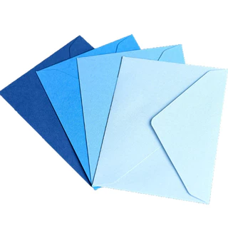 ซองจดหมาย วินเทจ 120G 4x6 5x7 เเละ นามบัตร มี 24 สี แพคละ 20 ชิ้น