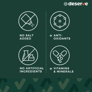 DESERVE (ดีเสิร์ฟ) 8kg อาหารเม็ดสำหรับสุนัข Holistic Grain Free ลดคราบน้ำตา บำรุงกระดูก บำรุงขนสวย