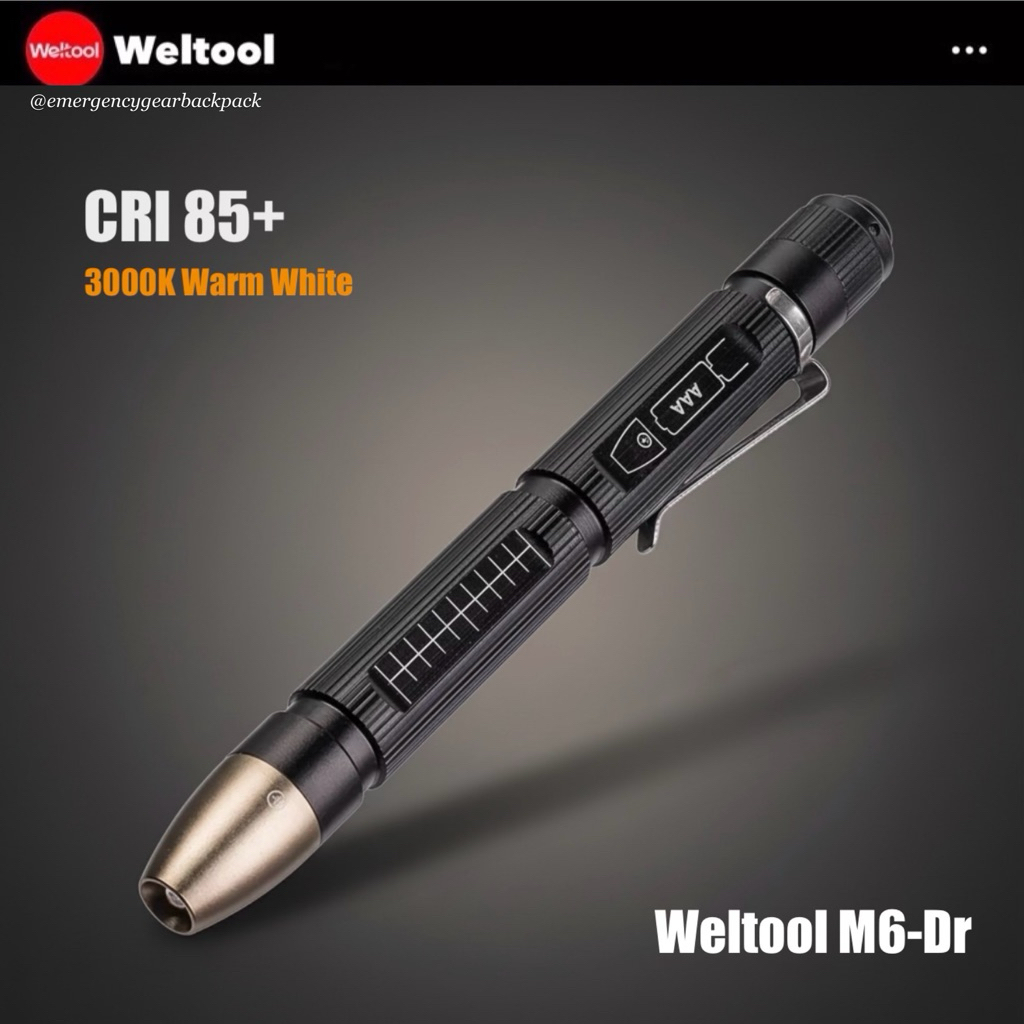 Weltool M6-Dr-Penlight ปากกาไฟฉาย CRI85+