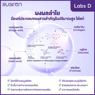 Rusiren [ 2 แถม 1 กล่องเล็ก ] รูไซเร็น ผลิตภัณฑ์เสริมอาหารแก้นอนกรน นอนไม่หลับ หลับไม่สนิท | By Labs D