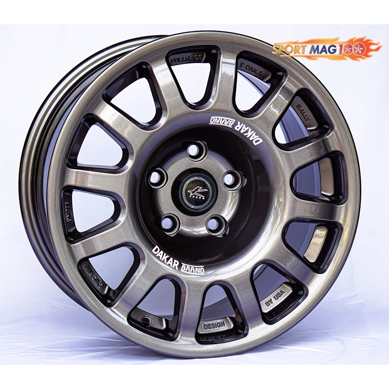 ล้อแม็กใหม่ DAKAR  5รู114 Offset20 กันเมทาลิก กว้าง8 ขอบ16นิ้ว(ราคา 4วง)