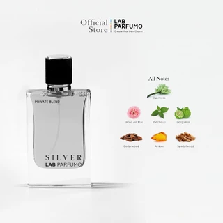 LAB PARFUMO Silver น้ำหอมสำหรับผู้ชาย และ ผู้หญิง กลิ่นของความสุภาพ เรียบหรู และมั่นใจ