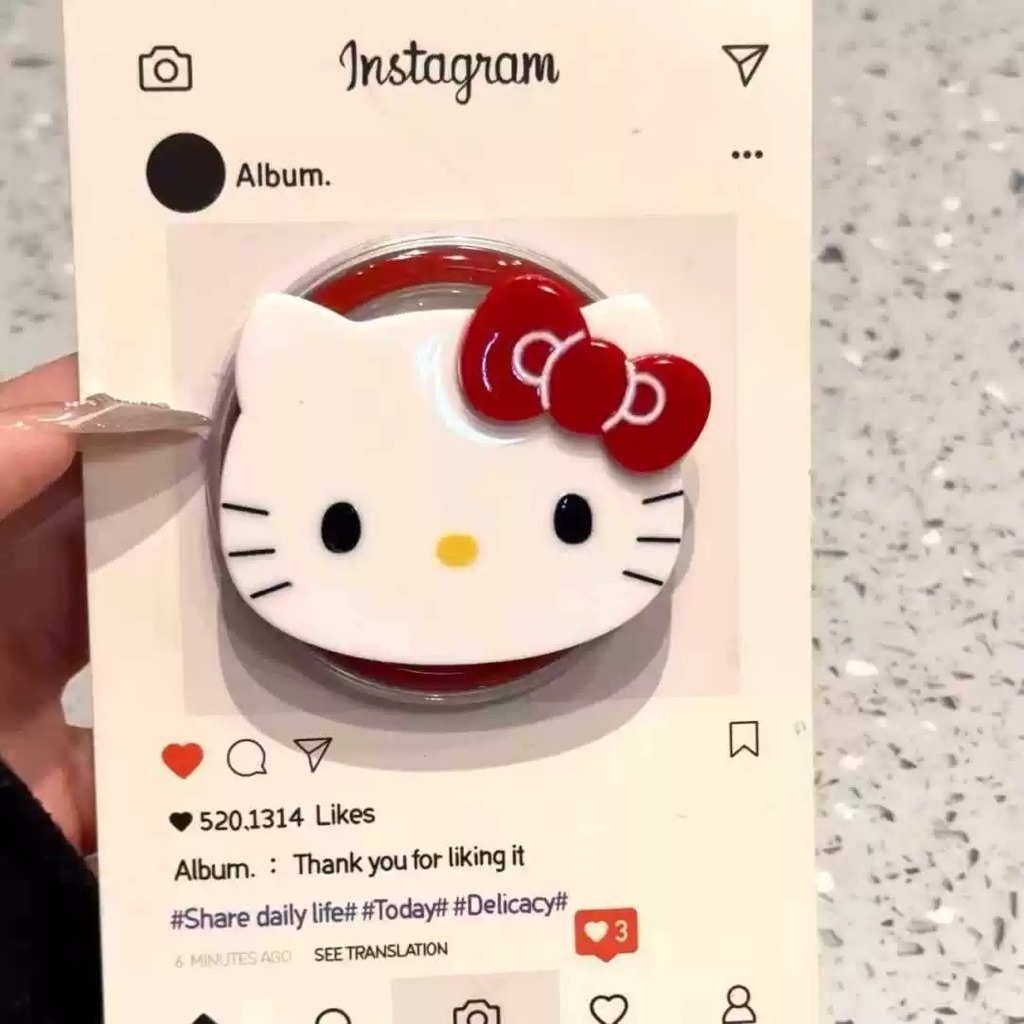 (ส่งด่วน!) ขาตั้งมือถือ แม่เหล็ก Magnatic Griptok Popsocket Kitty