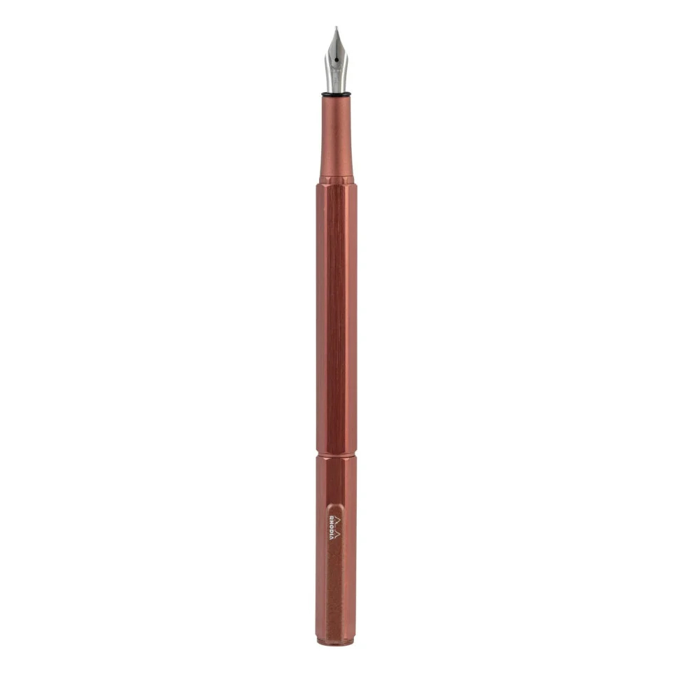 Rhodia script Fountain Pen nib EF (C93) / ปากกาหมึกซึมอะลูมิเนียม ขนาด EF แบรนด์ Rhodia จากประเทศฝรั่งเศส — صورة 2