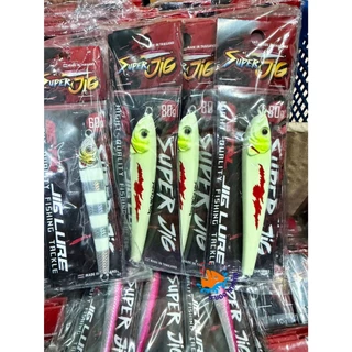 เหยื่อไมโครจิ๊ก Superjig มีขนาด 1.5กรัม - 80กรัม (ไม่มีตัวเบ็ด)