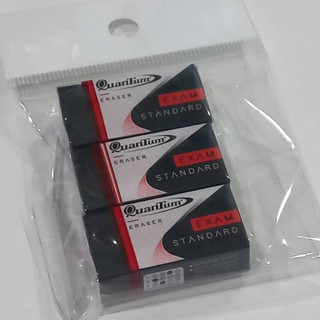 ยางลบดินสอ Quantum รุ่น QE600-50 Black Exam Standard แพ็ค 3 ก้อน