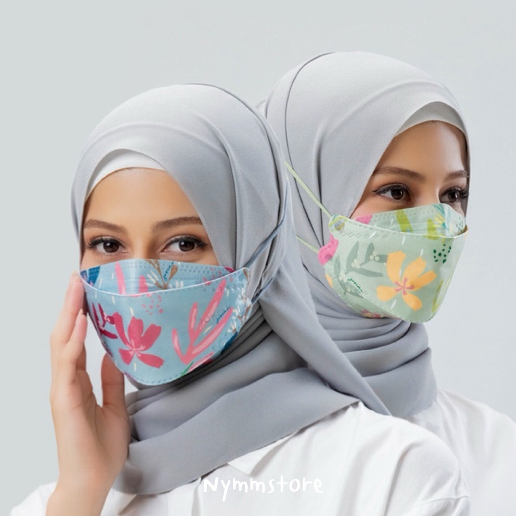 Jovian Kf94 แมสฮีญาบคาดหัว ไม่ง้อสายคล้อง (10ชิ้น/กล่อง)